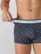Миниатюра изображения товара Комплект мужских трусов Mark Formelle 411228-2 (р.86-96, узор сетка на темно-сером/черный)
