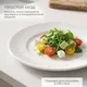 Миниатюра изображения товара Тарелка столовая обеденная Sundays Home Relief керамика / TRVK26015 (20см, белый)