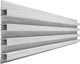 Миниатюра изображения товара Профиль для стеновой панели КТМ-2000 3Д Проф L Ясень серый 421 (173х24х2950мм)