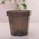 Миниатюра изображения товара Вазон BOTANICA Glass с поддоном (12x12см, серый)