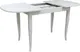 Миниатюра изображения товара Обеденный стол Виста Лион-ПМ 70х11-150 (гладкий белый/белый)