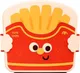 Миниатюра изображения товара Ланч-бокс ILikeGift French fries / 6824-02 (white)
