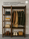 Миниатюра изображения товара Стойка для одежды Четыре Солнца N-825 (коричневый)