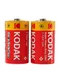 Миниатюра изображения товара Комплект батареек Kodak Extra Heavy Duty R20-2S KDHZ 2S / Б0005138