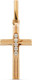 Миниатюра изображения товара Крестик из желтого золота Кристалл C903700226773