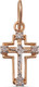 Миниатюра изображения товара Крестик из желтого золота Кристалл CC62300226773