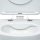 Миниатюра изображения товара Унитаз подвесной с инсталляцией Berges Ventas Rimless + АТОМ 410 / AT-043340 (с сиденьем)