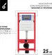 Миниатюра изображения товара Инсталляция с унитазом подвесным Oliveeka OL-MQG1E12-MB (черный матовый)