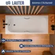 Миниатюра изображения товара Ванна стальная Lauter Brio Star 150 / 21S1501 + сифон 21Y11021 (с ножками, с ручками)