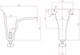 Миниатюра изображения товара Ванна стальная Lauter Tova 170 / 21S17022 + сифон 21Y11010 (с ножками)