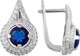 Миниатюра изображения товара Серьги из белого золота Кристалл CI76700226773
