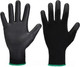 Миниатюра изображения товара Перчатки защитные No Brand Нейлоновые с полиуретановым покрытием (р.7, черный)