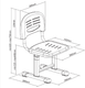 Миниатюра изображения товара Стул детский Растущая мебель Smart A310C