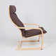 Миниатюра изображения товара Кресло-качалка AksHome Relax (коричневый 10858-15)