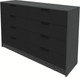 Миниатюра изображения товара Комод Interline Концепт КТ-К157 Глосс (антрацит/черный)