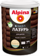 Лазурь для древесины Alpina Аква (0.9л, прозрачный) — фото 2
