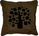 Миниатюра изображения товара Подушка декоративная MATEX Фьюжн. Древо / 04-424 (коричневый)