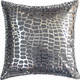 Миниатюра изображения товара Подушка декоративная MATEX Luxury Крокодил / 13-914 (серебристый/серый)