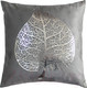 Миниатюра изображения товара Подушка декоративная MATEX Luxury Лист / 13-839 (серебристый/серый)