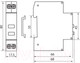 Миниатюра изображения товара Кнопка на DIN-рейку TDM SQ0214-0021