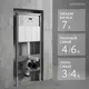 Миниатюра изображения товара Инсталляция для унитаза Saniteco 501