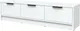 Миниатюра изображения товара Тумба Interline ТВ Концепт КТ-ТВ3-35 Глосс (белый платинум/белый)