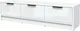 Миниатюра изображения товара Тумба Interline ТВ Концепт КТ-ТВ3-35 Глосс (белый платинум/белый глянец)