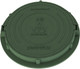 Люк канализационный PLASTKRAFT А15 15 Кн h60/25 (зеленый, 60x25) — фото 3