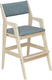 Миниатюра изображения товара Стул детский Элегия Скандик со ступенькой (бесцветный лак, Ultra Mint)