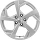 Миниатюра изображения товара Литой диск Khomen KHW1712 Karoq/Octavia/Tiguan 17x7" 5x112мм DIA 57.1мм ET 43мм (F-Silver)