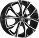 Миниатюра изображения товара Литой диск Khomen KHW1907 Exeed RX 19x7.5" 5x108мм DIA 65.1мм ET 41мм (Black FP)