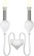 Миниатюра изображения товара Бра ILamp Lady B88003-2 WH