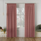 Миниатюра изображения товара Комплект штор КронасМАрт Канвас 150x250 (2шт, пудра)
