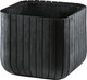 Миниатюра изображения товара Кашпо Keter Wood Look Cube Planter L / 230225 (графитовый)