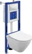 Миниатюра изображения товара Унитаз подвесной с инсталляцией Cersanit City Smart DPL EO Slim / 69335