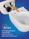 Миниатюра изображения товара Унитаз подвесной с инсталляцией Cersanit City Smart DPL EO Slim / 69335