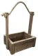 Миниатюра изображения товара Ящик декоративный KraftHouse С джутовой ручкой 25x15x20 / 2041325953761 (ореховый)
