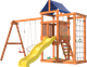 Миниатюра изображения товара Игровой комплекс National Tree Company Fun Land с сеткой стенкой и плетенным креслом / ДКПМ-4