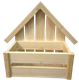 Миниатюра изображения товара Ящик декоративный KraftHouse Домик Без трубы 26x15x23 / 2040021434826 (натуральный)