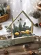 Миниатюра изображения товара Ящик декоративный KraftHouse Домик С трубой 7.5x18x26 / 2041485696607 (натуральный)