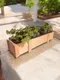 Миниатюра изображения товара Кашпо KraftHouse Балконный ящик 15x9x72 / 2043416437143 (натуральный)