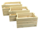 Миниатюра изображения товара Набор ящиков декоративных KraftHouse 20x35x21, 16x30x17, 13x25x13 (натуральный, 3шт)