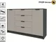 Миниатюра изображения товара Тумба Interline Концепт КТ-Т160 Глосс (антрацит/луна)