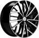 Миниатюра изображения товара Литой диск Khomen KHW1717 Evolute i-Joy 17x7" 5x110мм DIA 67.1мм ET 40мм Black FP