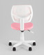 Миниатюра изображения товара Кресло детское Stool Group Лоло Study (розовый, пластик белый 5256D-W/pink XSD-8)