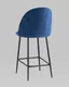 Миниатюра изображения товара Стул барный Stool Group Логан SN LV-121-Cb-01P-01 (велюр синий)