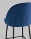 Миниатюра изображения товара Стул барный Stool Group Логан SN LV-121-Cb-01P-01 (велюр синий)