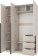 Миниатюра изображения товара Шкаф Mio Tesoro Мельбурн 3DG3S (кашемир)