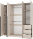 Миниатюра изображения товара Шкаф Mio Tesoro Мельбурн 4DG3S (кашемир)