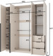 Миниатюра изображения товара Шкаф Mio Tesoro Мельбурн 4DG3S (кашемир)